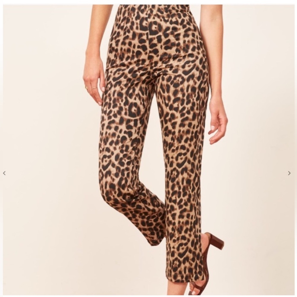 Reformation Marlon Leopard Pant